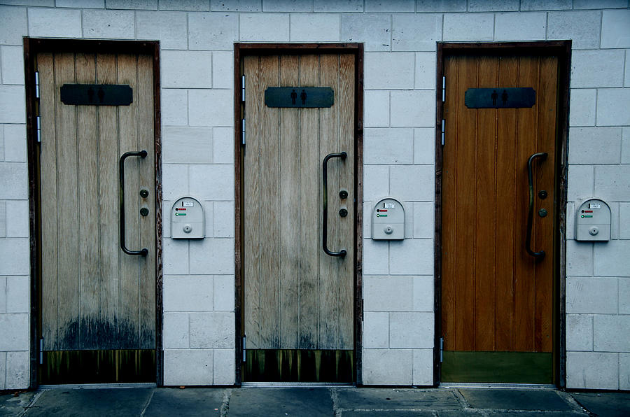 London Photograph - Choose Your Loo by Jez C Self