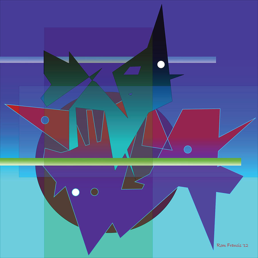 Meal Digital Art - Chopsticks by Rom Francis Meal Digital Art - Chopsticks by Rom Francis