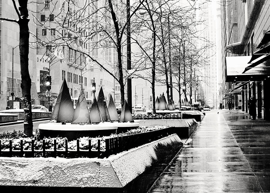 Chrismtas on the Mag Mile Photograph by Laura Kinker