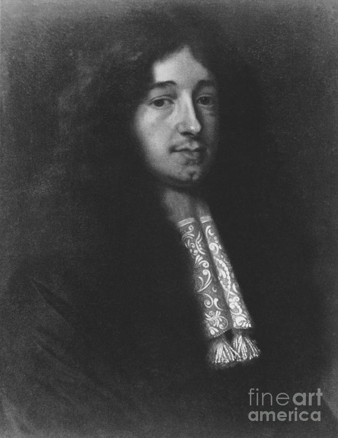Portrait Photograph - Christiaan Huygens, Dutch Polymath by Photo Researchers