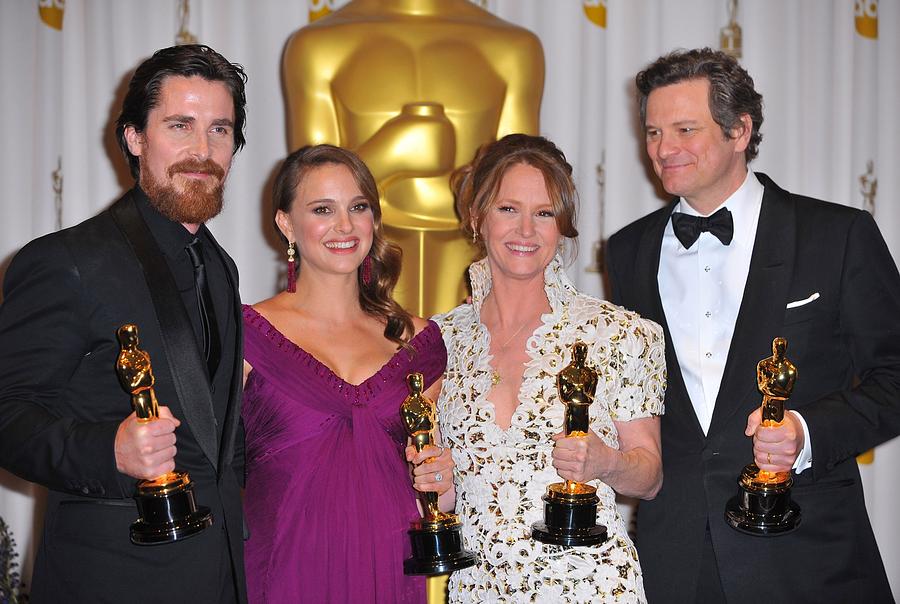 Christian Bale Photograph - Christian Bale, Natalie Portman by Everett