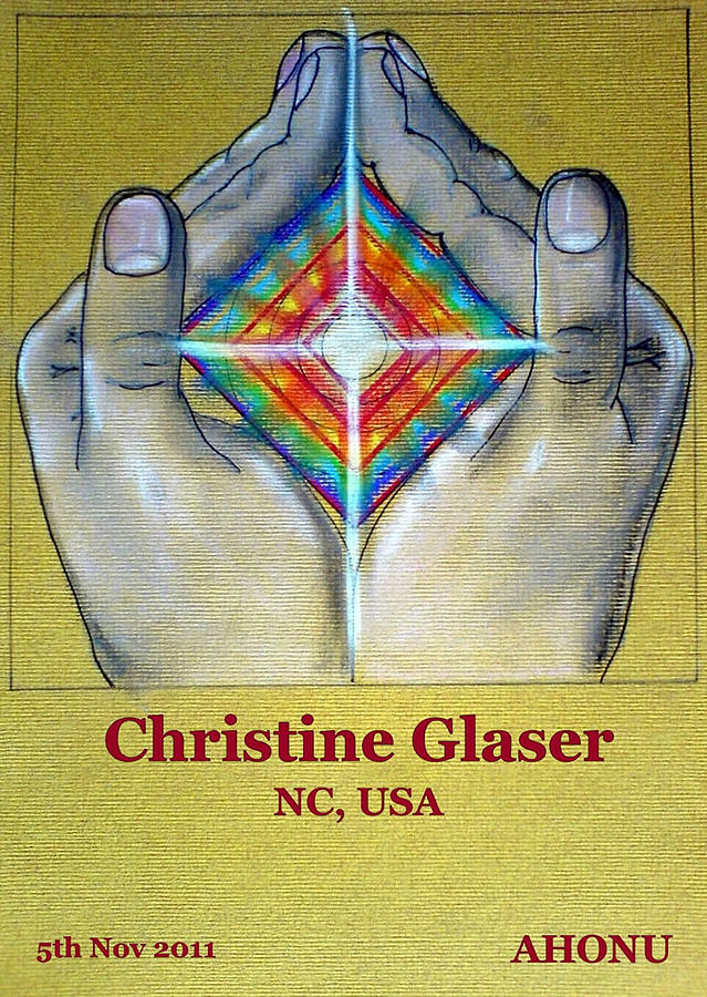 Christine Glaser Painting by AHONU Aingeal Rose