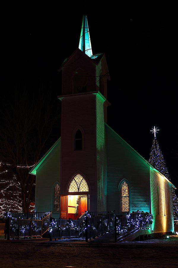 Christmas Church Photograph by Scott Hovind