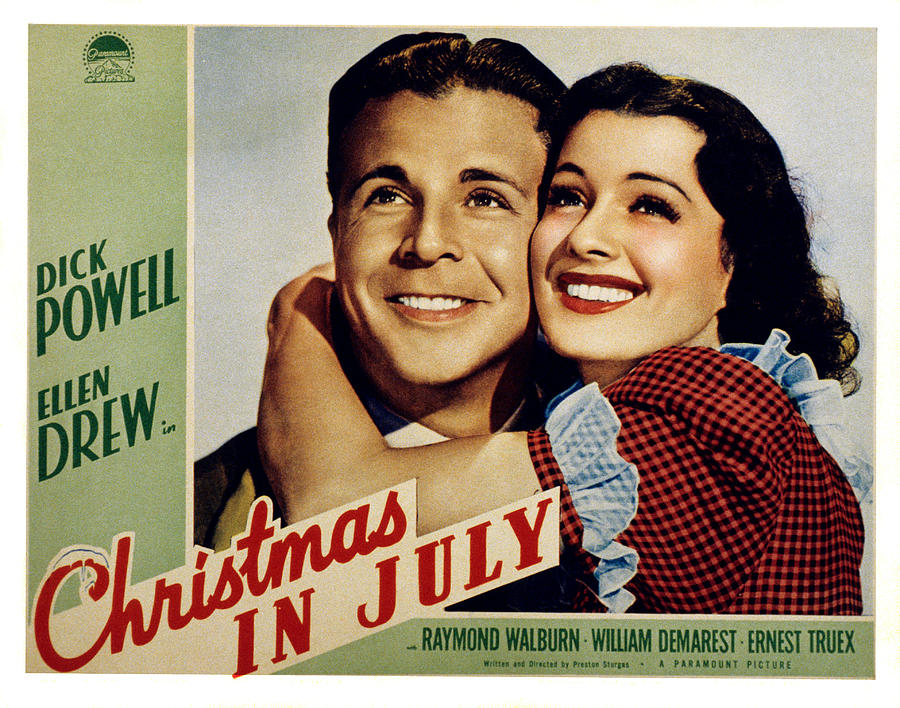Christmas Photograph - Christmas In July, Dick Powell, Ellen by Everett