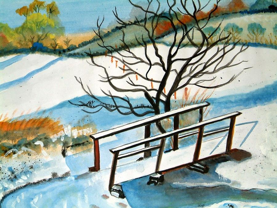 Christmas Morning Painting by Manjiri Kanvinde
