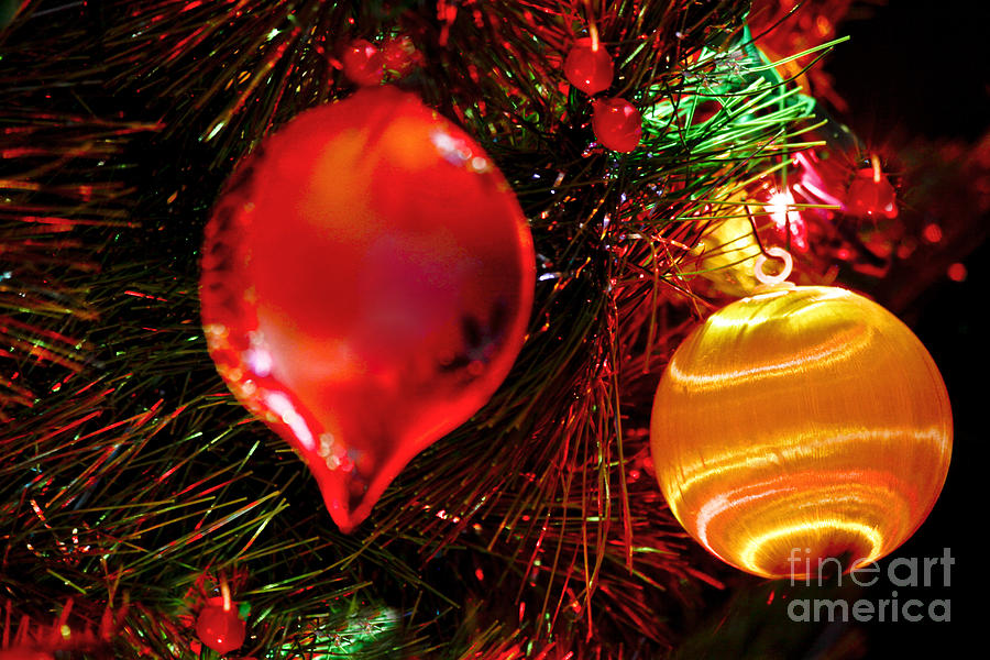 Christmas Ornament Decoration Wall Art Photograph By Carol F Austin