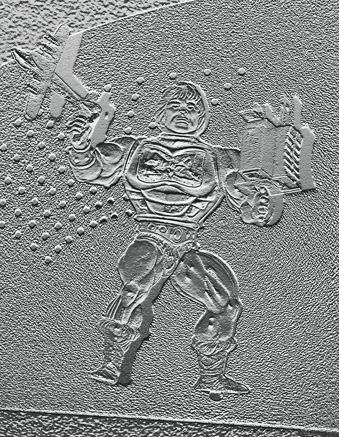 He-man Digital Art - Chrome HeMan by Dimitri Pink