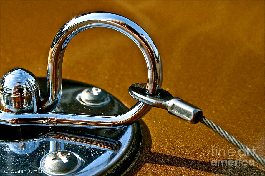 Chrome Lock Photograph by Susan Herber
