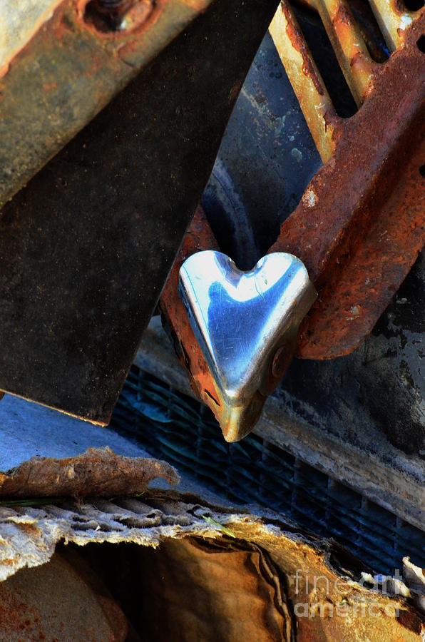 Chrome-Plated Heart Photograph by Newel Hunter