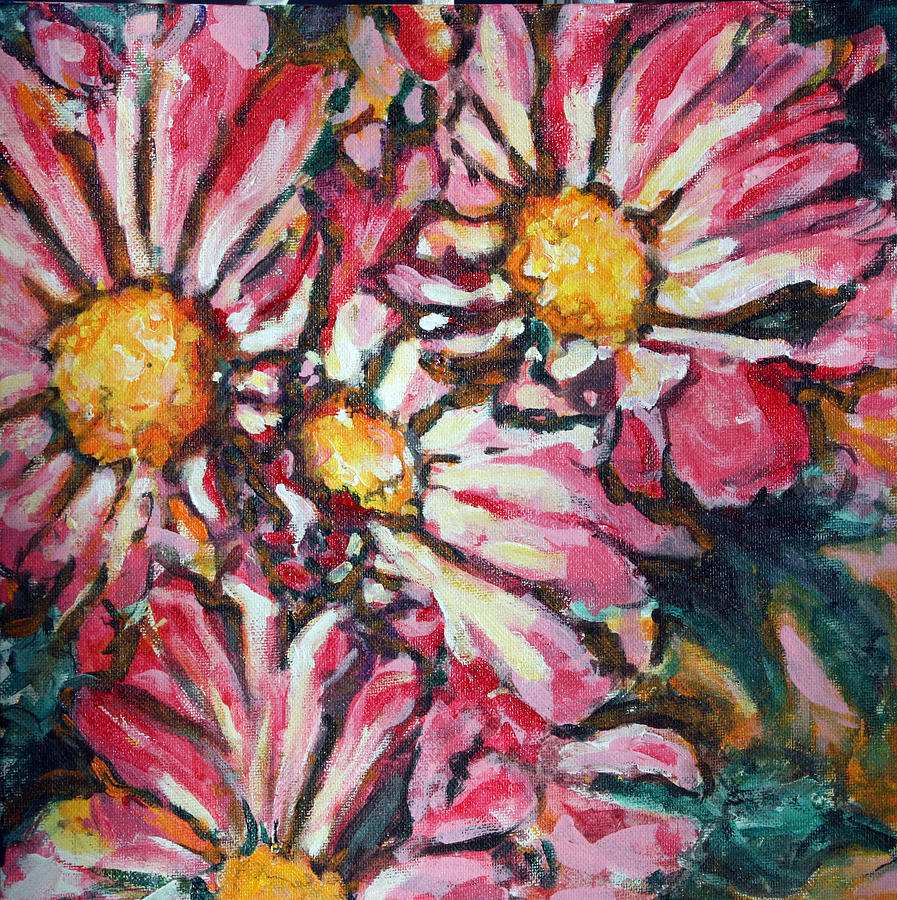 Chrysanthemums Painting by Helga Gravitt - Fine Art America