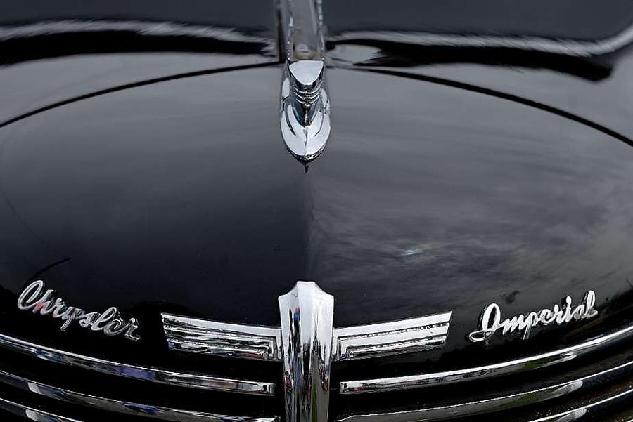 Chrysler hood Photograph by David Campione