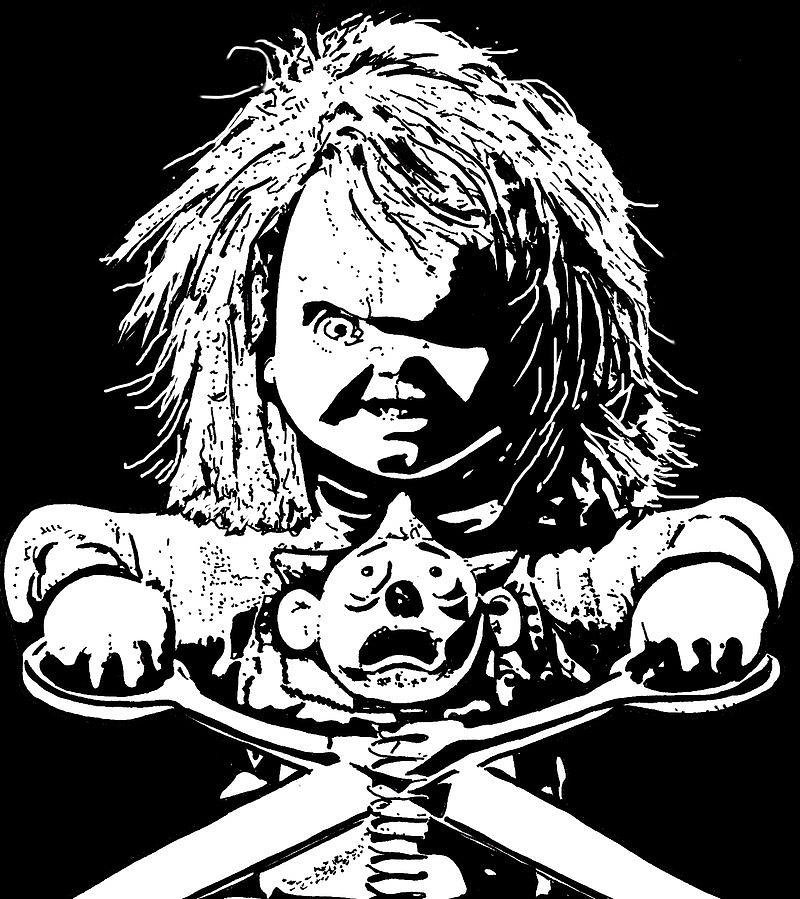 Chucky Drawing by Lori Jackson