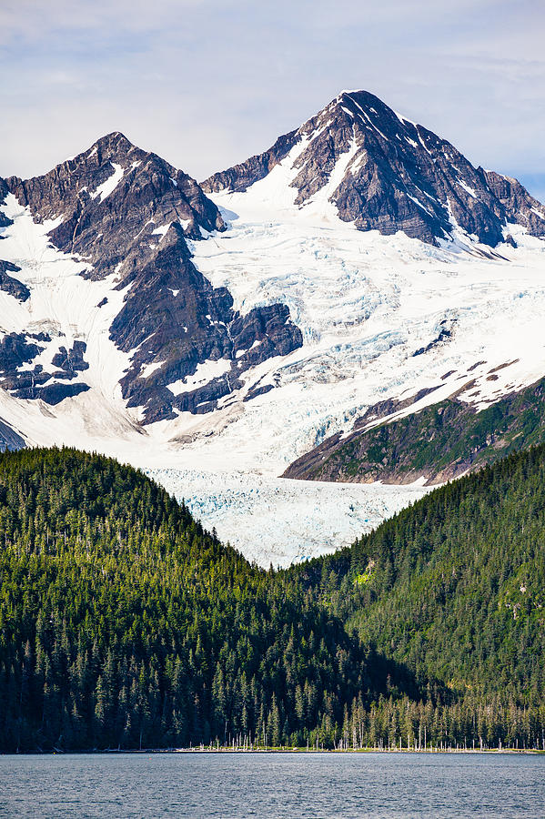Chugach Mountain Glaciers Photograph by Adam Pender