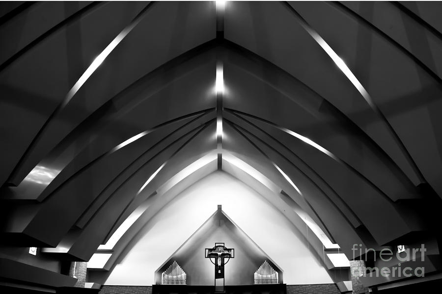 Architecture Photograph - Church Architecture by Rachel Duchesne