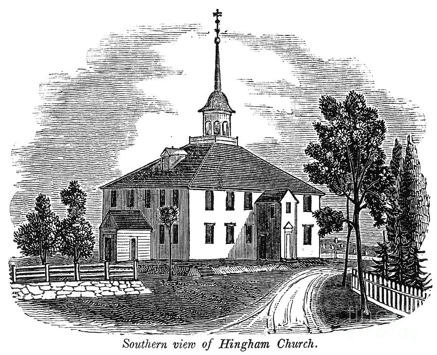 Church At Hingham, 1680 Photograph by Granger