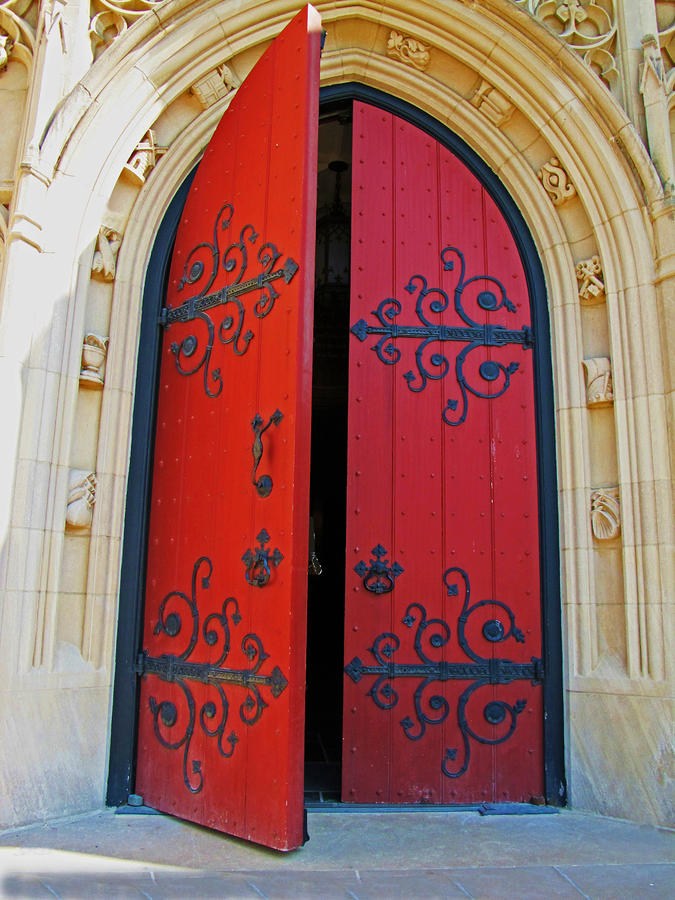 Church Door Photograph by Rodney Campbell