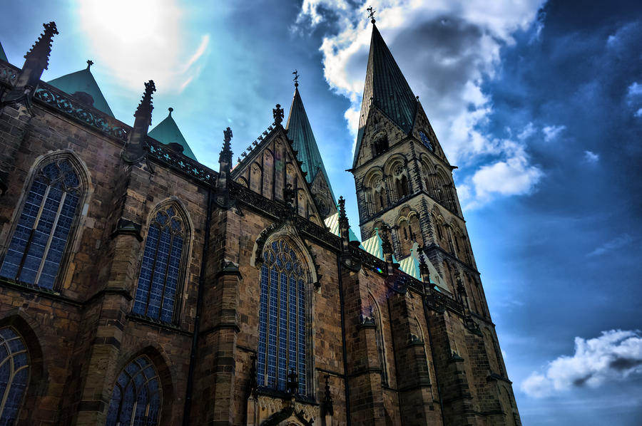 Church in Bremen Photograph by Edward Myers