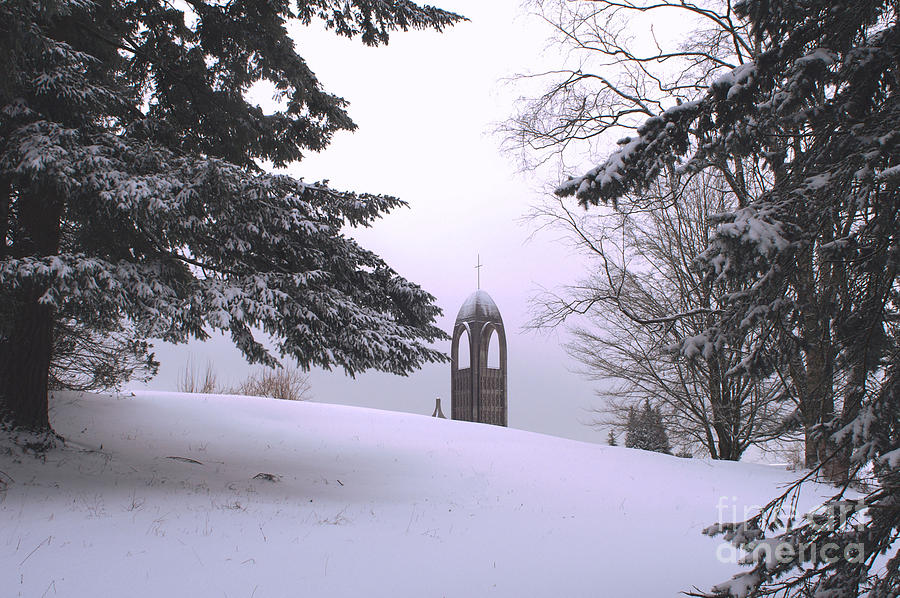 Church in the Snow Photograph by Randy Harris