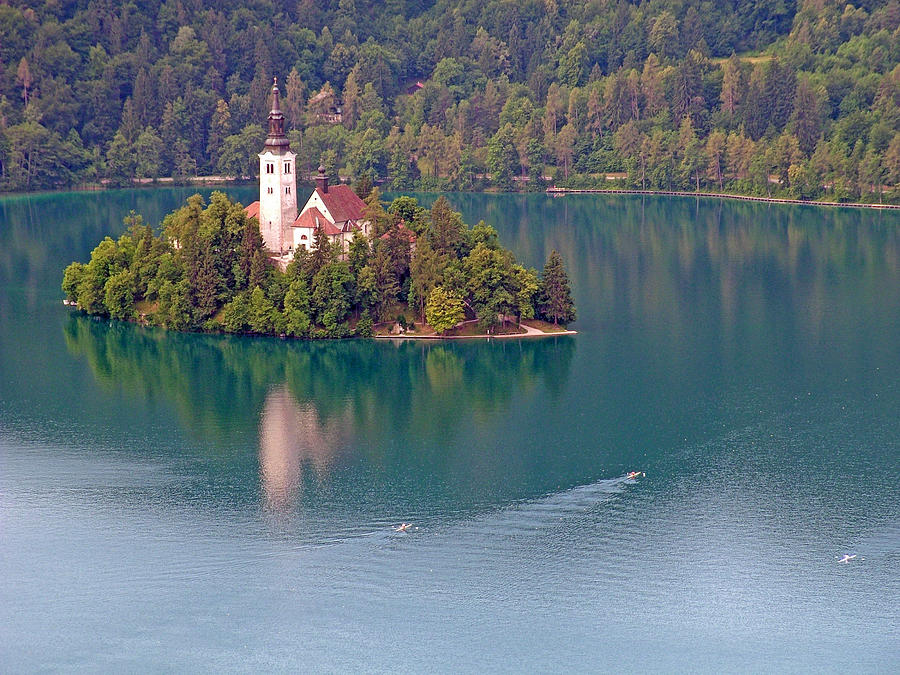 Church of the Assumption Lake Bled Slovenia Photograph by Joseph Hendrix