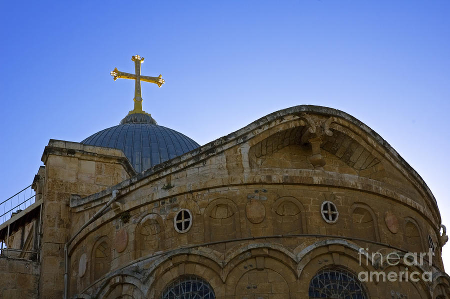 church of the Holy Sepulchre Old city Jerusalem Photograph by Ilan Rosen
