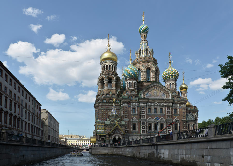 Church of the Savior on Spilled Blood Photograph by Michael Goyberg