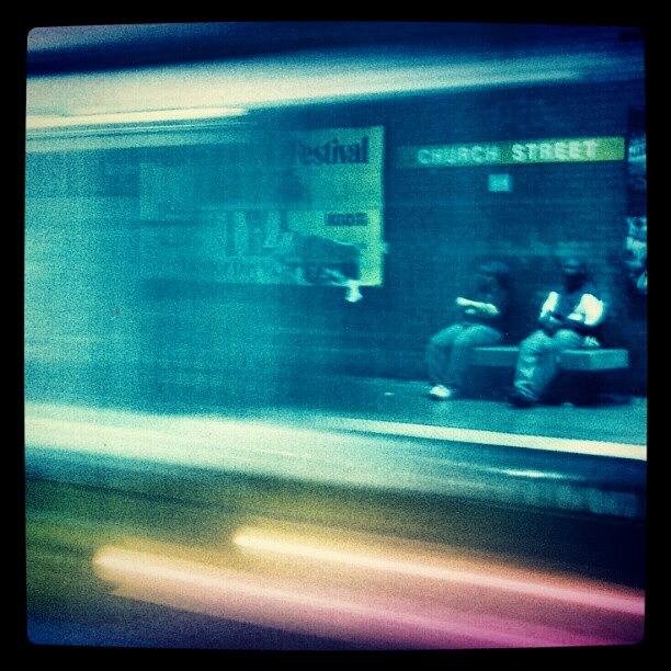 Train Photograph - Church St. Station. #sanfrancisco by Jules S