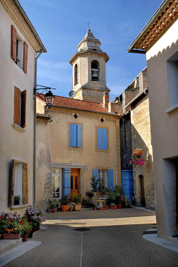 Church Steeple in Provence Photograph by Dave Mills
