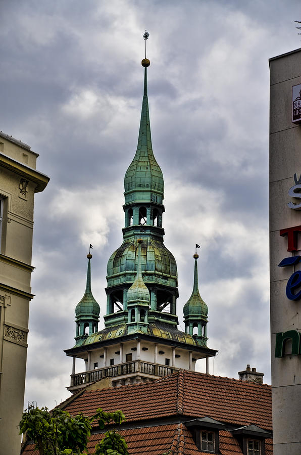 Bratislava Slovakia Photograph - Church Tower - Bratislava Slovakia  by Jon Berghoff