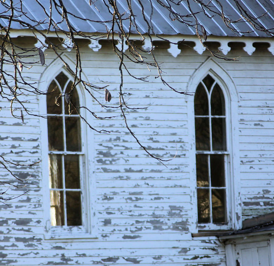 Inspirational Photograph - Church Windows by Karen Wagner