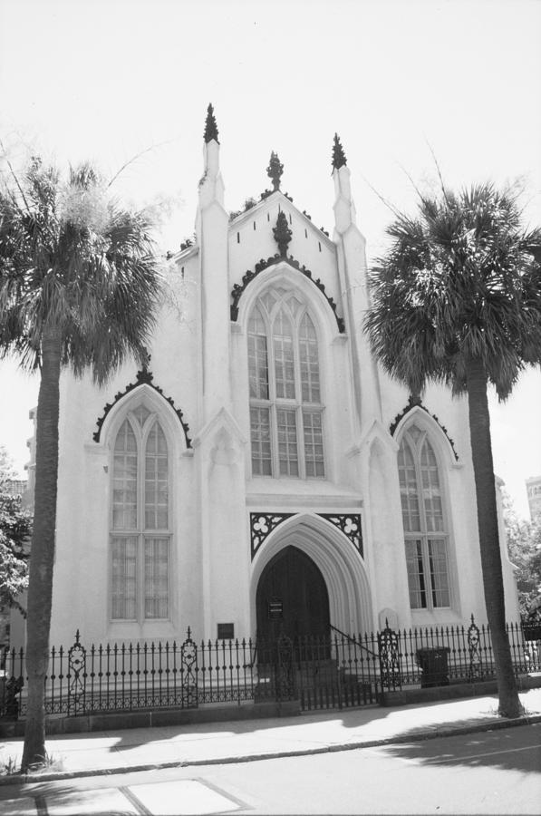 Church with Palms Photograph by Emery Graham
