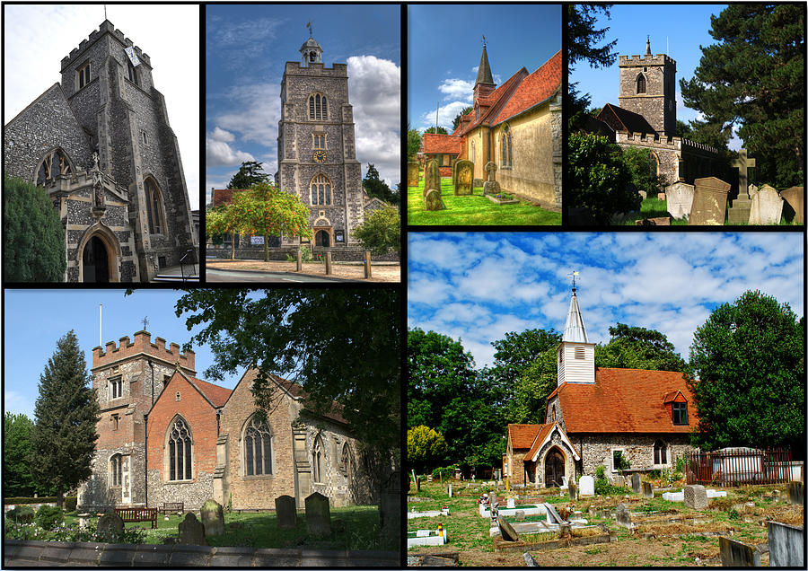 Churches of Hillingdon Photograph by Chris Day