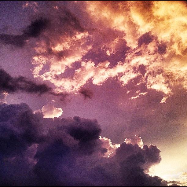 Sunset Photograph - Cielitolindo #sky #clouds #hdr #sunset by Maura Aranda