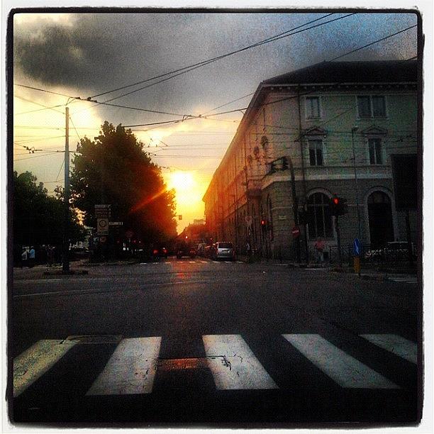 Sunset Photograph - #cielo #igerstorino #torino by Valentina Di Martino
