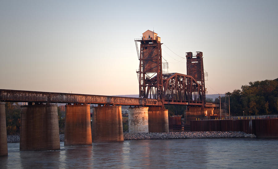 Cincinnati Railroad Bridge Photograph by David Troxel