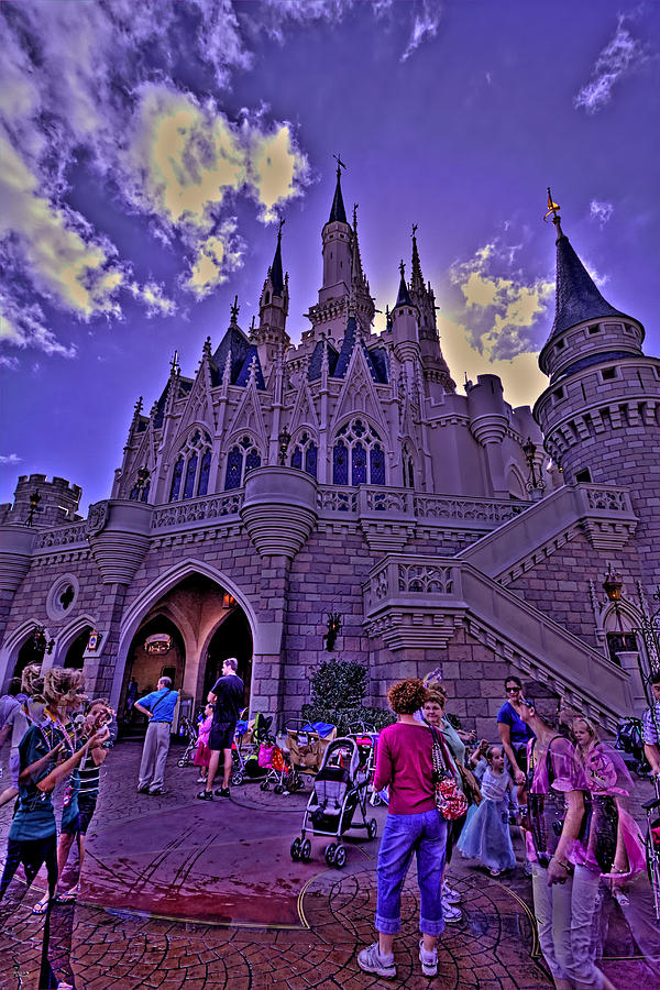 Cinderella Castle HDR Photograph by Jason Blalock