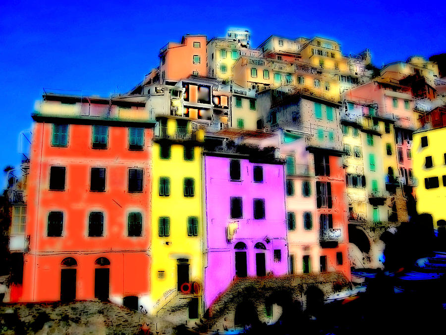 Colors in Cinque Terre  Photograph by Caroline Stella