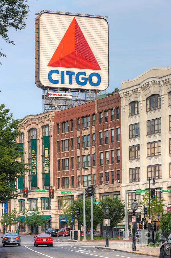 CITGO Sign in Kenmore Square I Photograph by Clarence Holmes