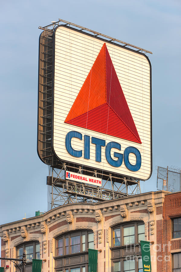CITGO Sign in Kenmore Square II Photograph by Clarence Holmes
