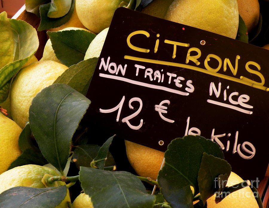 Citrons Photograph by Lainie Wrightson