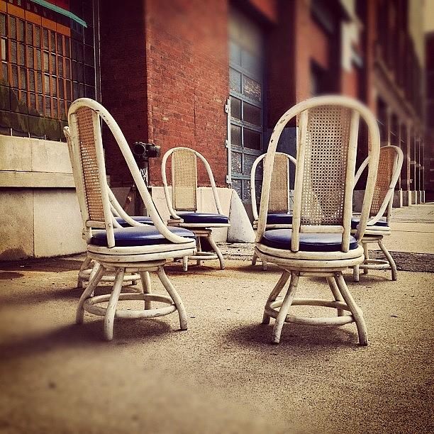 Kansascity Photograph - City Chairs by Love Bird Photo