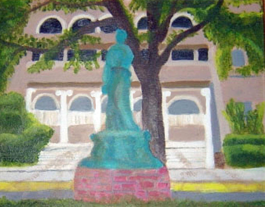 City Club in Baton Rouge Painting by Margaret Harmon