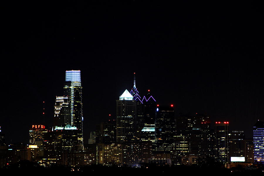 City Lights At Night Photograph by Deborah  Crew-Johnson