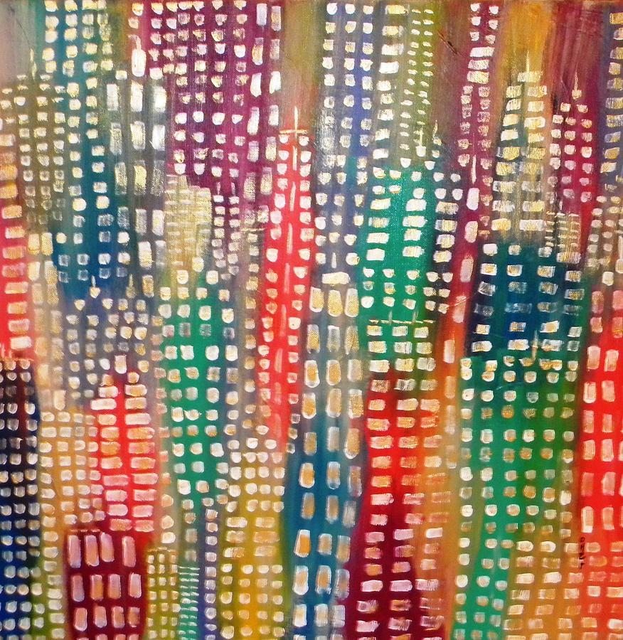City Lights II Painting by Etta Harris