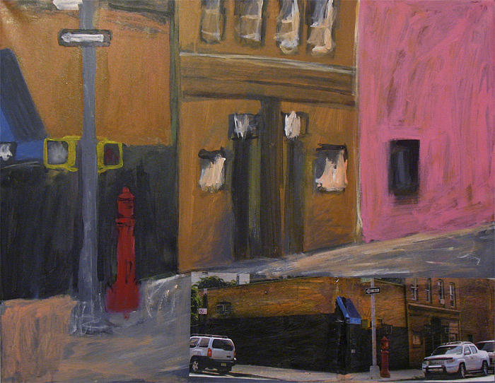 City Street Painting by Iris Lavy - Fine Art America