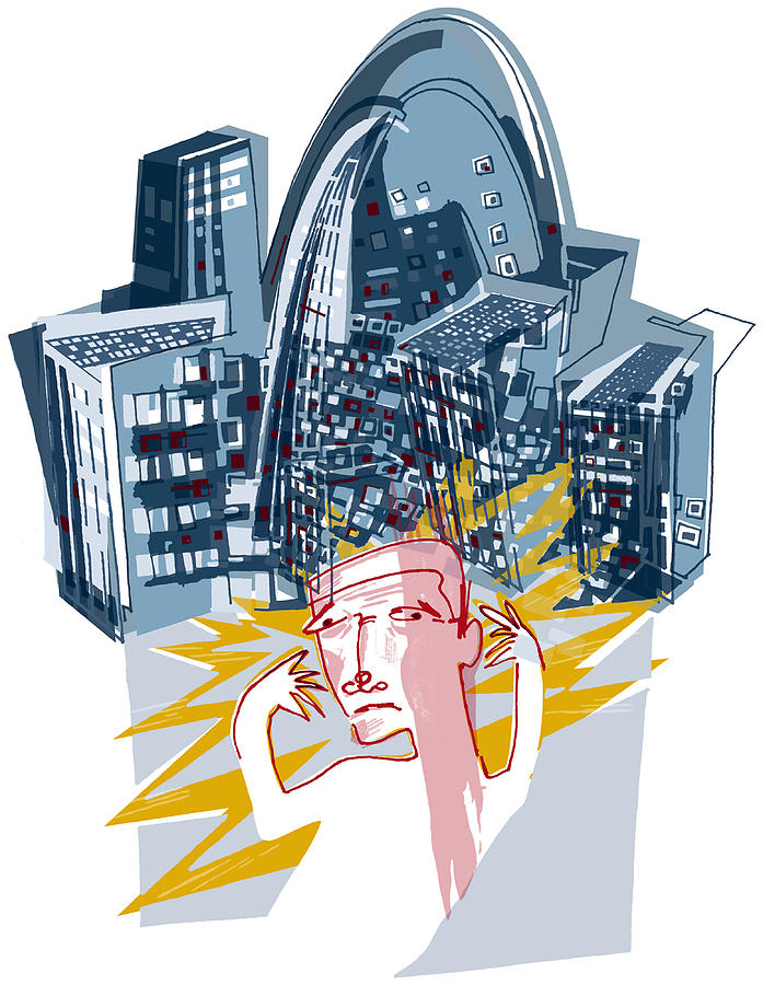 City Stress Photograph by Science Photo Library City Stress Photograph by Science Photo Library
