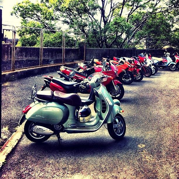 City Photograph - #city #sydney #motorbike #moped by Glen Offereins