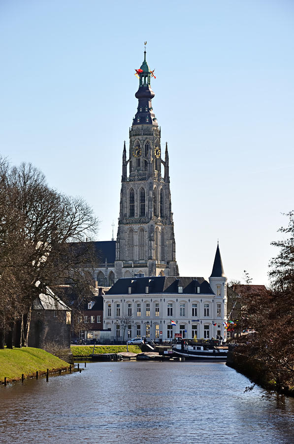 Cityscape Of The City Of Breda In The Netherlands by Ruud Morijn