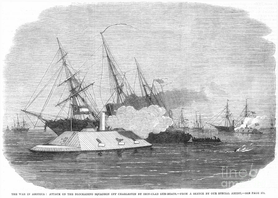 Civil War: Blockade, 1863 Photograph by Granger