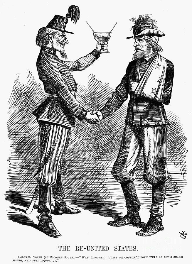 1865 Photograph - Civil War: Cartoon, 1865 by Granger