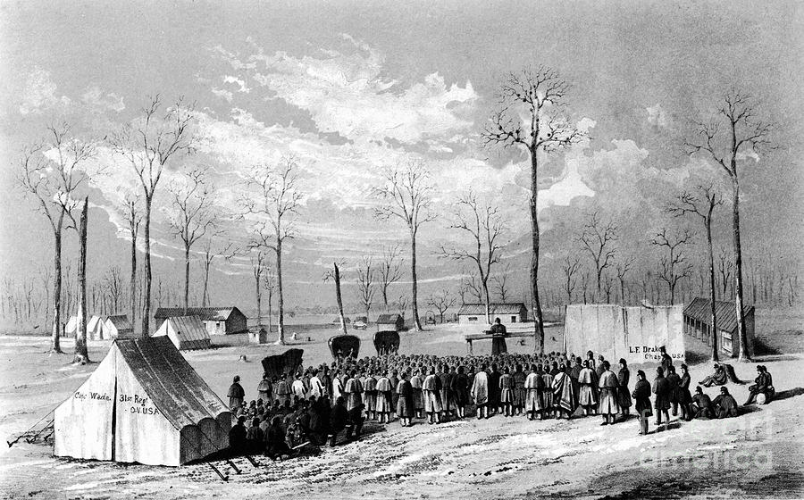 1861 Photograph - Civil War: Chaplains, 1861 by Granger